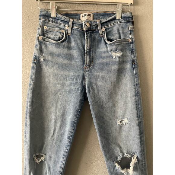 Agolde Distressed Jeans - Picture 6 of 10